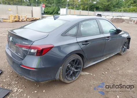 2025 Honda Civic Sport/Sport Touring z USA, uszkodzony, nr VIN 2HGFE4F82SH321389